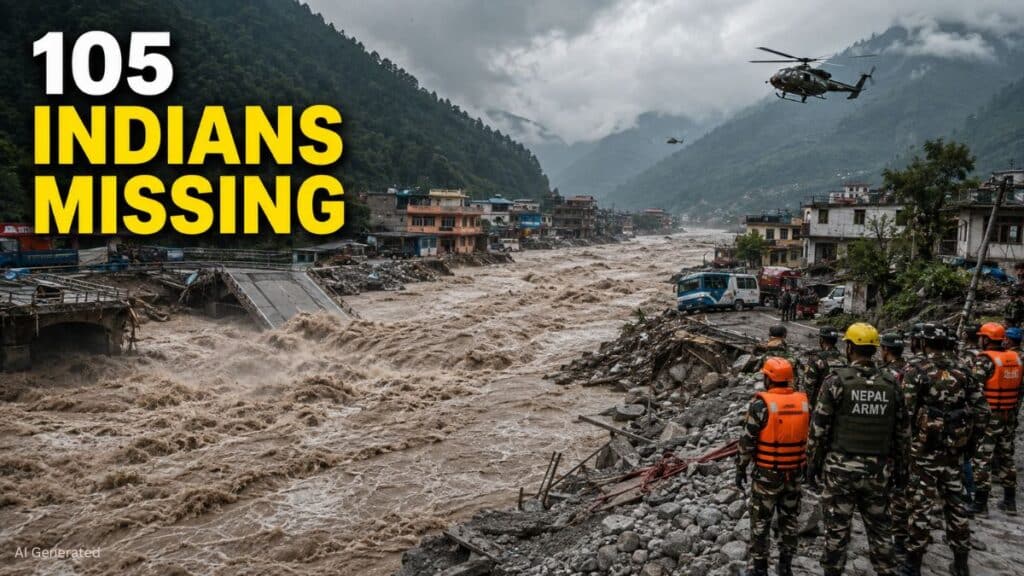 नेपाल में भोटेकोशी नदी की बाढ़ से तबाही, 105 भारतीयों समेत 384 यात्री लापता Nepal Flood 105 Indians Missing