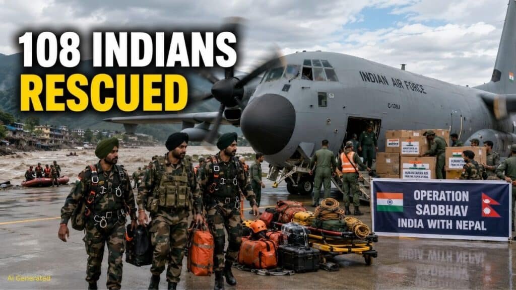 Nepal Flood - 108 Indian Rescued