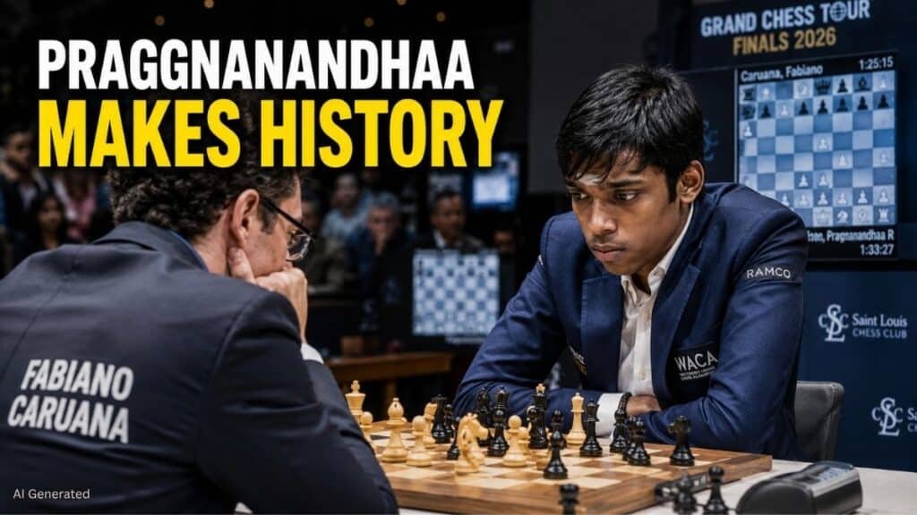 प्रगनानंदा ने रचा इतिहास, ग्रैंड चेस टूर जीतने वाले पहले भारतीय बने Praggnanandhaa Grand Chess Tour