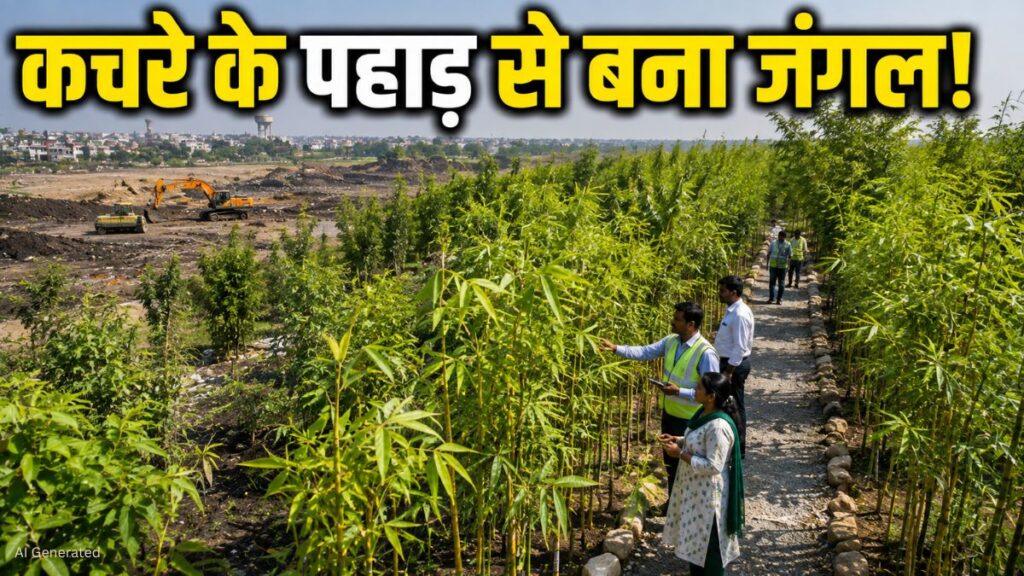 कूड़े के पहाड़ से बना हरा-भरा जंगल, कर्नाटक के रायचुर में 22 एकड़ जमीन की वापसी Raichur Waste Management