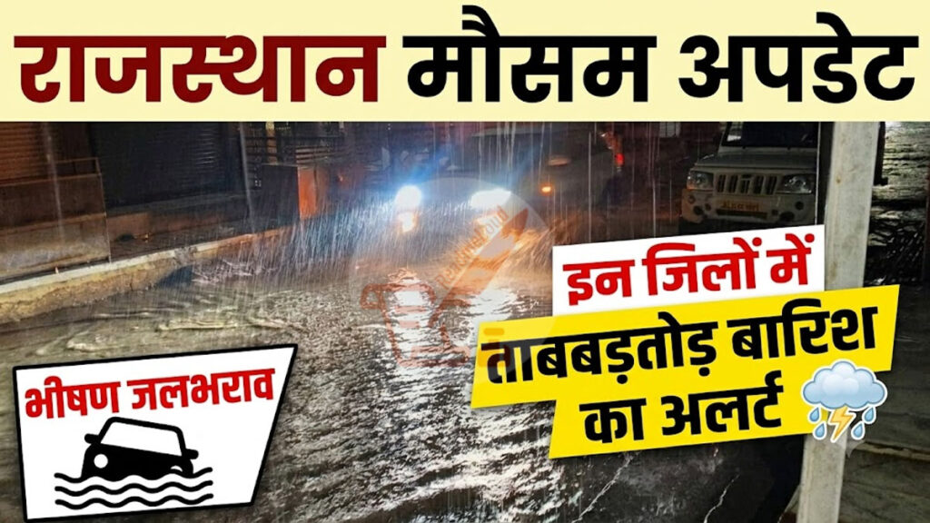 Rajasthan Weather Update 10 August 2026 main