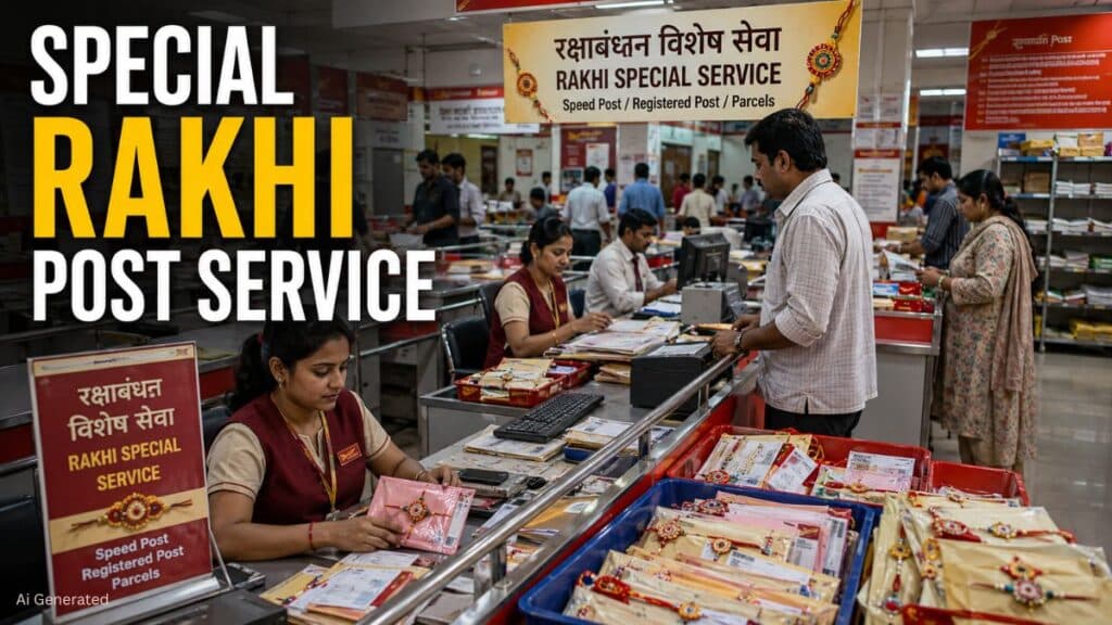 रक्षाबंधन 2026: राखी समय पर पहुंचाने के लिए डाक विभाग की विशेष व्यवस्था, 22 अगस्त तक मिलेंगी खास सुविधाएं Rakhi Special Post Service
