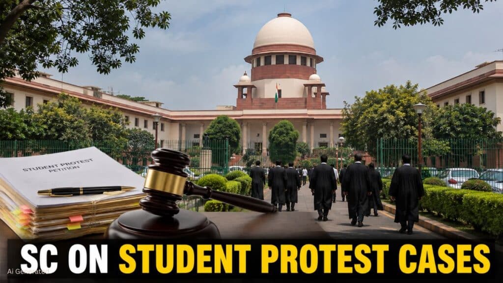 सुप्रीम कोर्ट की टिप्पणी, छात्र प्रदर्शनकारियों पर दर्ज FIR बंद या वापस लेने के लिए राज्य सरकारें स्वतंत्र SC ON STUDENT PROTEST CASES
