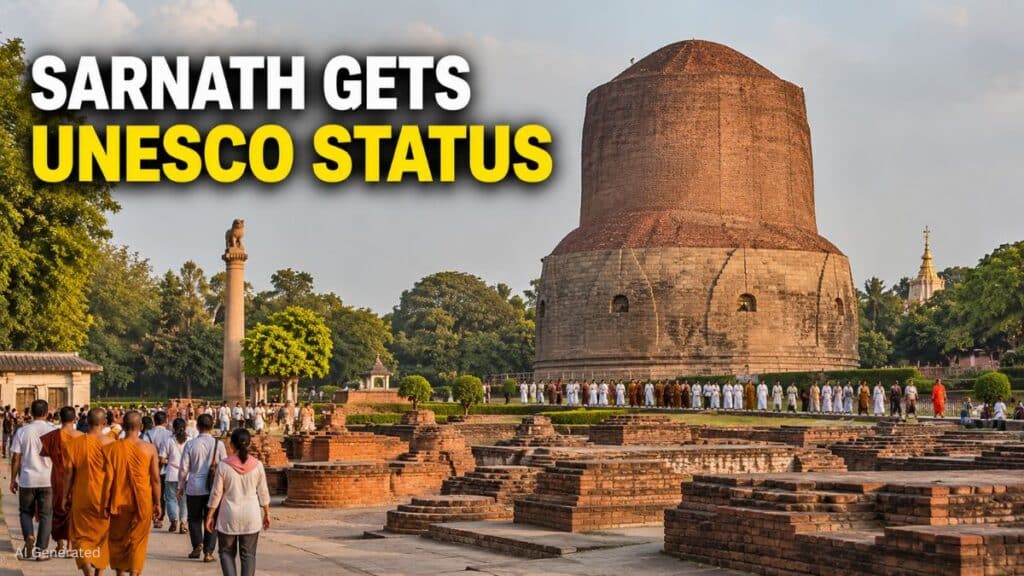 सारनाथ UNESCO World Heritage List में शामिल, भारत की विरासत संपदा का आंकड़ा 45 पहुंचा Sarnath Heritage Site