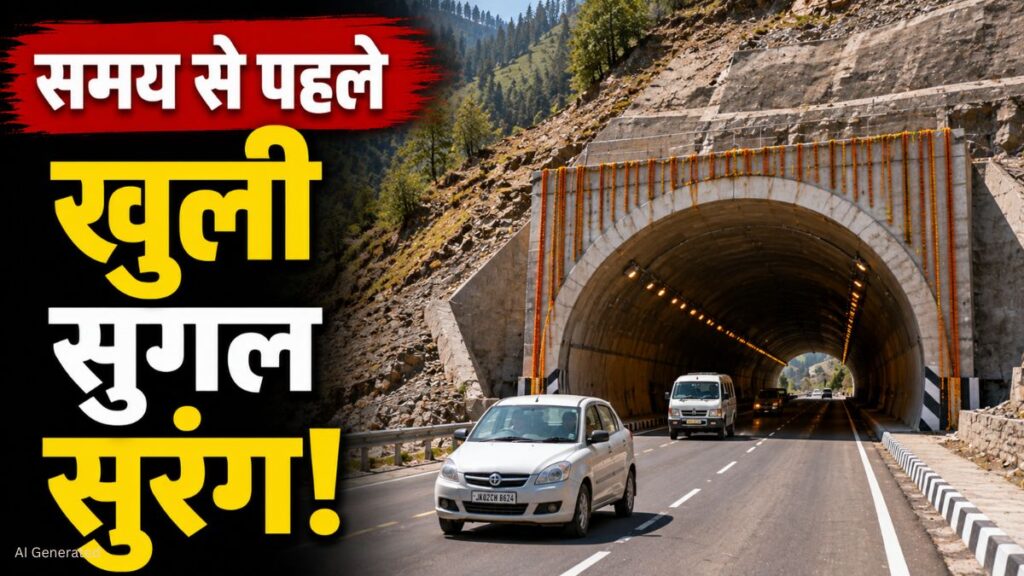 J&K में समय से पहले खुली सुंगल सुरंग, जम्मू-पुंछ हाईवे पर बढ़ी कनेक्टिविटी Sungal Tunnel