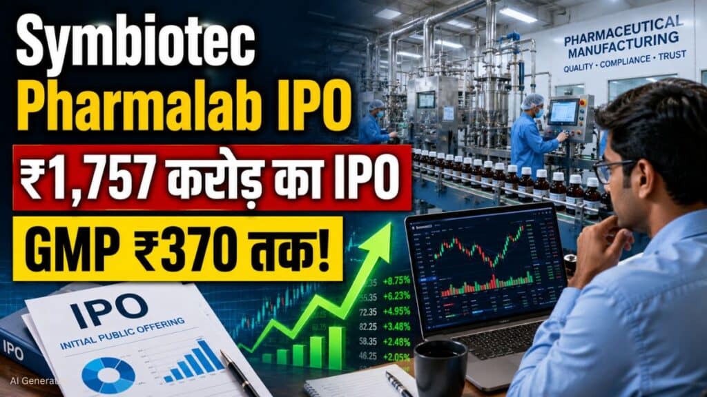 कल खुलेगा ₹1,757 करोड़ का IPO! GMP ने मचाई हलचल, जानें ₹988 वाले शेयर का पूरा गणित Symbiotec Pharmalab IPO