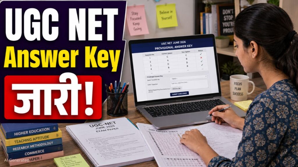 UGC-NET June 2026 की 84 विषयों की Provisional Answer Key जारी, 18 अगस्त तक कर सकेंगे Challenge UGC NET Answer Key