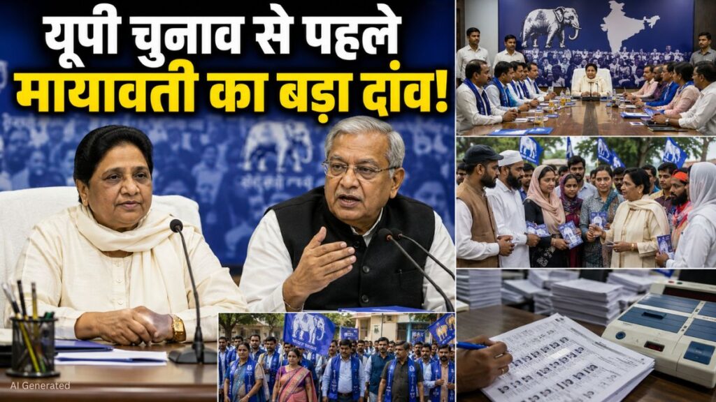 यूपी विधानसभा चुनाव 2027: मायावती का बड़ा दांव, सतीश चंद्र मिश्रा को मिली अहम जिम्मेदारी UP Election 2027