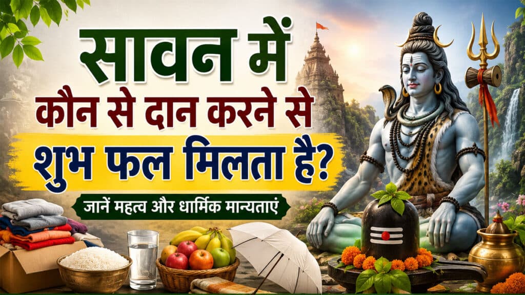 सावन में कौन से दान करने से शुभ फल मिलता है? जानिए धार्मिक मान्यता और महत्व sawan me kaun sa dan shubh hota