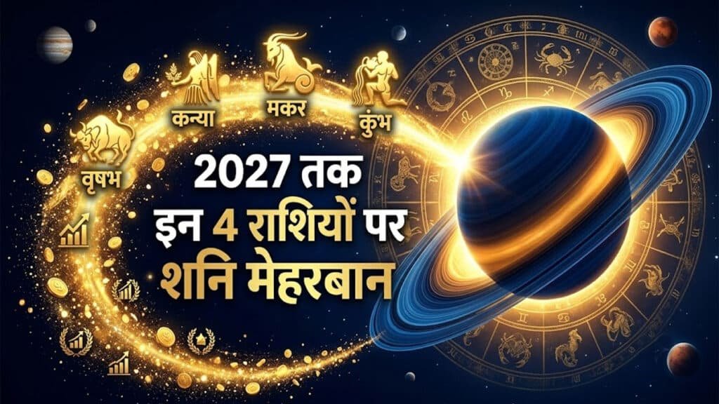 Shani Gochar 2027: शनि के मेष गोचर से पहले इन 4 राशियों का बदलेगा समय, नौकरी-कारोबार में बनेंगे नए योग shani-gochar-2027