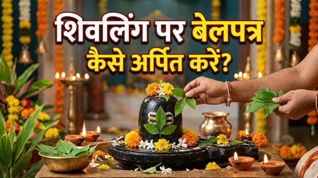 सावन सोमवार पर ऐसे चढ़ाएं बेलपत्र, शिवजी की पूजा में भूलकर भी न करें ये गलती shivlinga par belpatra