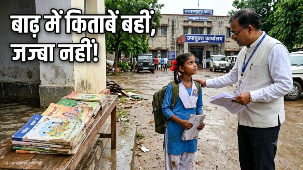 बाढ़ में किताबें बहीं, लेकिन पढ़ने का जज्बा नहीं टूटा, कृतिका की गुहार पर DC ने तुरंत लिया एक्शन कृतिका