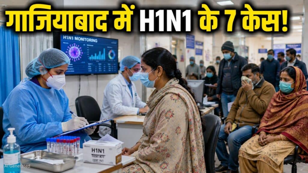 गाजियाबाद में H1N1