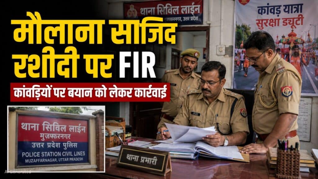 मौलाना साजिद रशीदी पर FIR