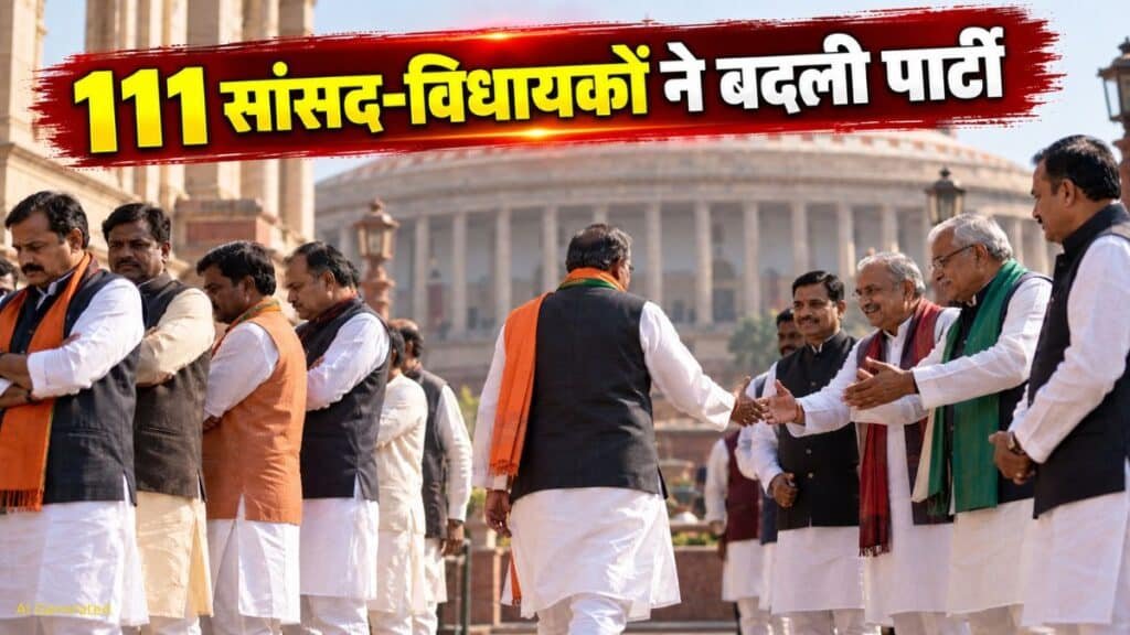 2022 से 2026 के बीच 111 सांसद-विधायकों ने बदली पार्टी, BJP में गए 29 जनप्रतिनिधि ADR Report