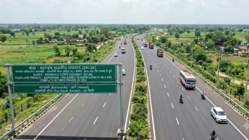 UP में बढ़ेगी रफ्तार, बांदा-बहराइच हाईवे होगा फोरलेन Banda Bahraich Highway
