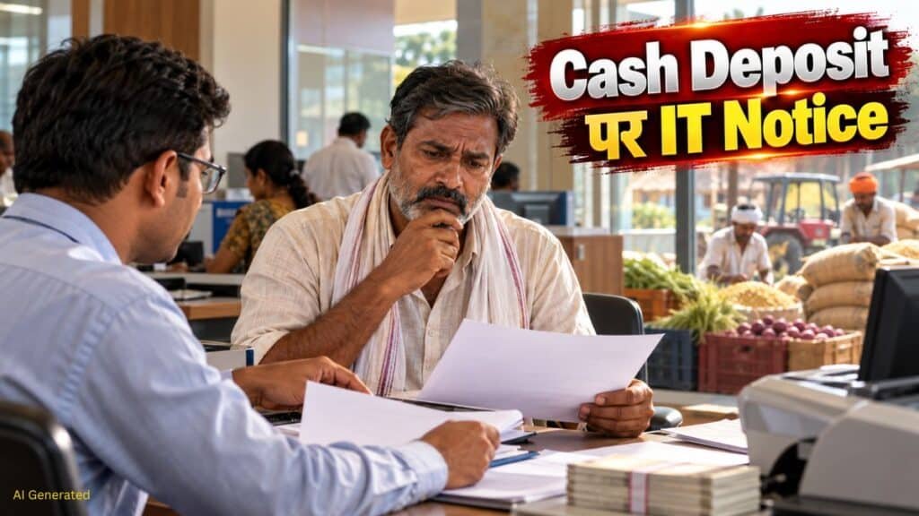 Cash Deposit पर IT Notice