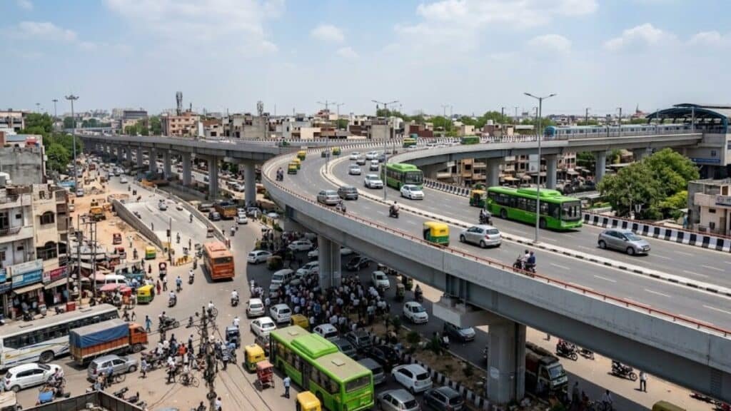 दिल्ली में बनेगा 7 KM लंबा एलिवेटेड कॉरिडोर, रानी झांसी रोड से पंजाबी बाग तक जाम से मिलेगी राहत Delhi Elevated Corridor
