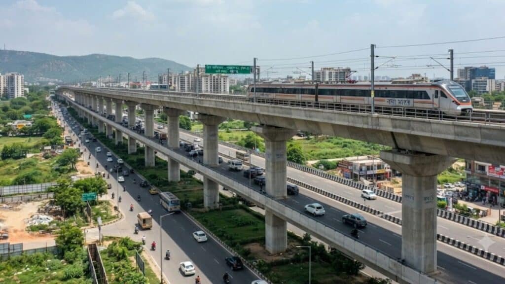 फरीदाबाद में बनेगा 7 KM लंबा डबल डेकर एलिवेटेड रोड, नीचे दौड़ेंगी गाड़ियां और ऊपर चलेगी नमो भारत ट्रेन Double Decker Elevated Road