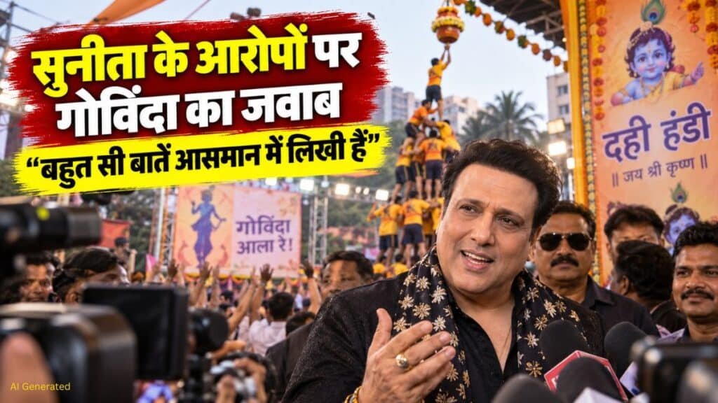 गोविंदा ने पत्नी सुनीता के आरोपों पर दिया जवाब, बोले- बहुत सी बातें आसमान में लिख दी गई हैं Govinda Reaction