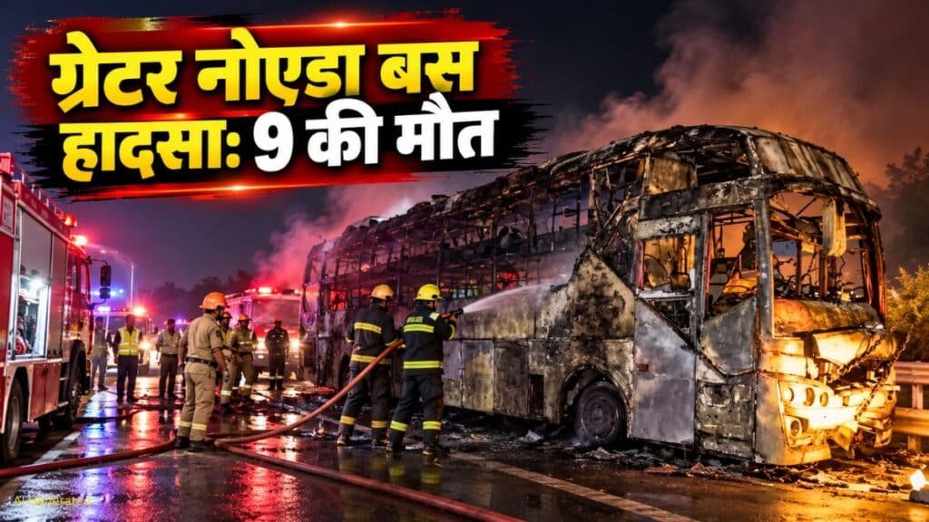 Greater Noida Bus Fire