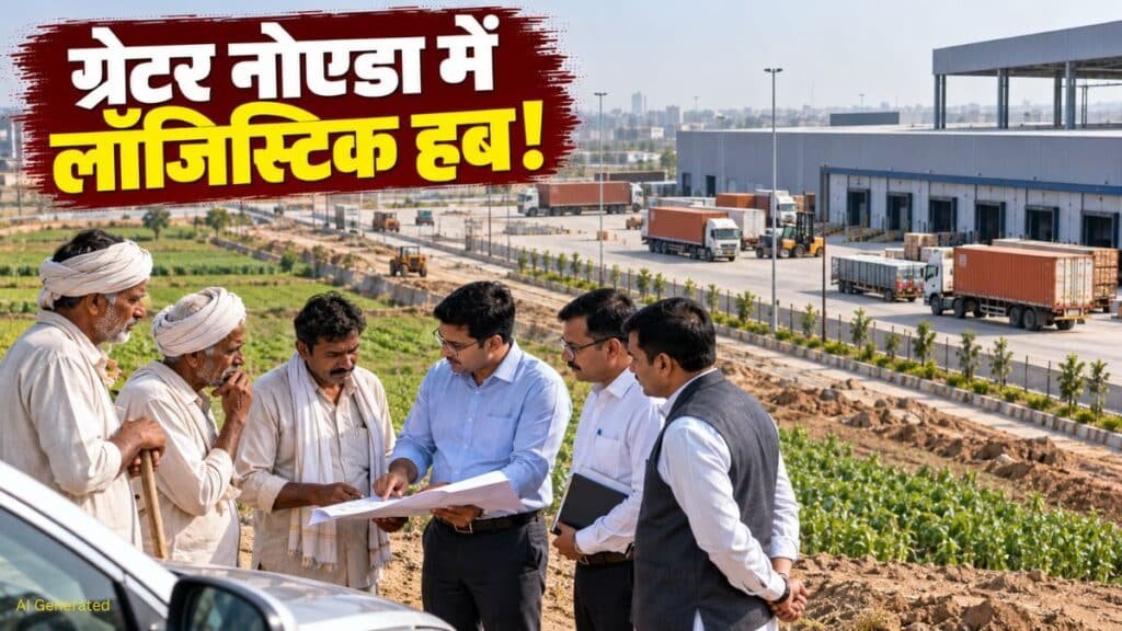 ग्रेटर नोएडा में बनेगा लॉजिस्टिक और ट्रांसपोर्ट हब, स्थानीय युवाओं को मिलेंगे बंपर रोजगार Greater Noida Logistic Hub