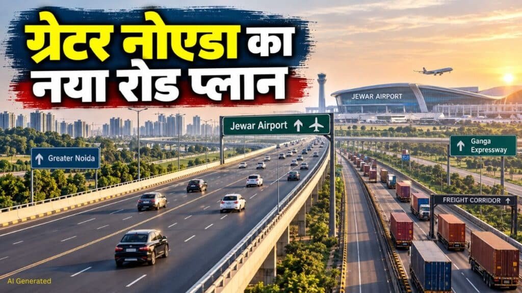 ग्रेटर नोएडा में बड़ा बदलाव! अब माल और यात्रियों के लिए होंगे बिल्कुल अलग रास्ते, जानिए क्या है नया प्लान Greater Noida Traffic Plan