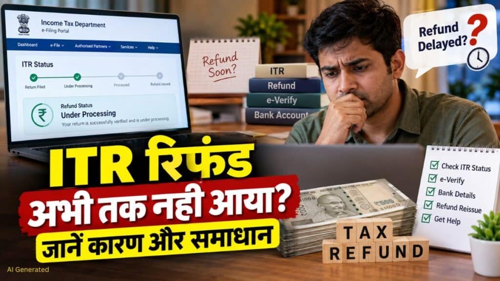 ITR के बाद Refund नहीं मिला? जानें कहां हुई गलती और क्या करें ITR Refund Status