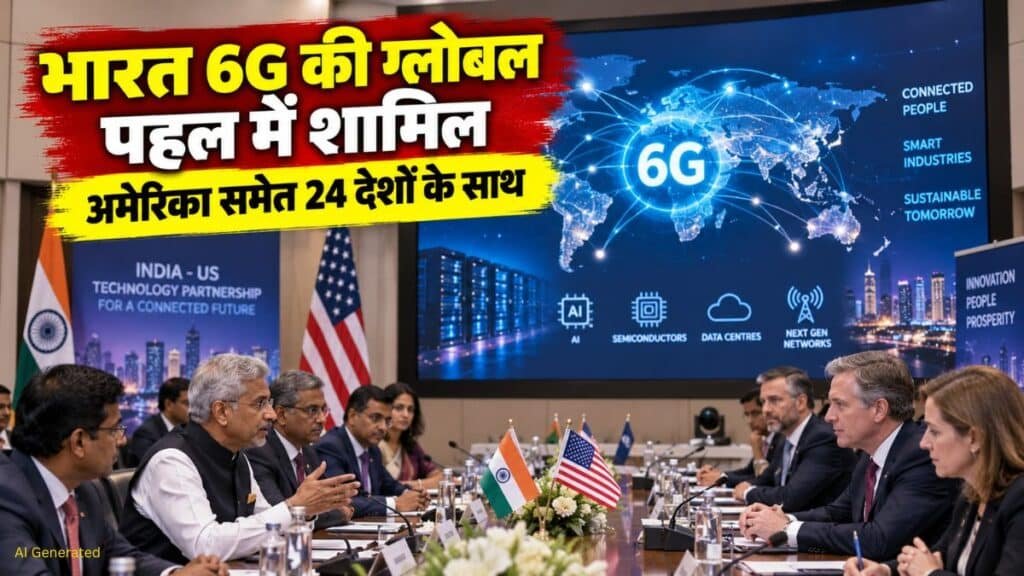भारत 6G की वैश्विक पहल में शामिल, अमेरिका समेत 24 देशों के साथ मिलकर करेगा काम India 6G Initiative
