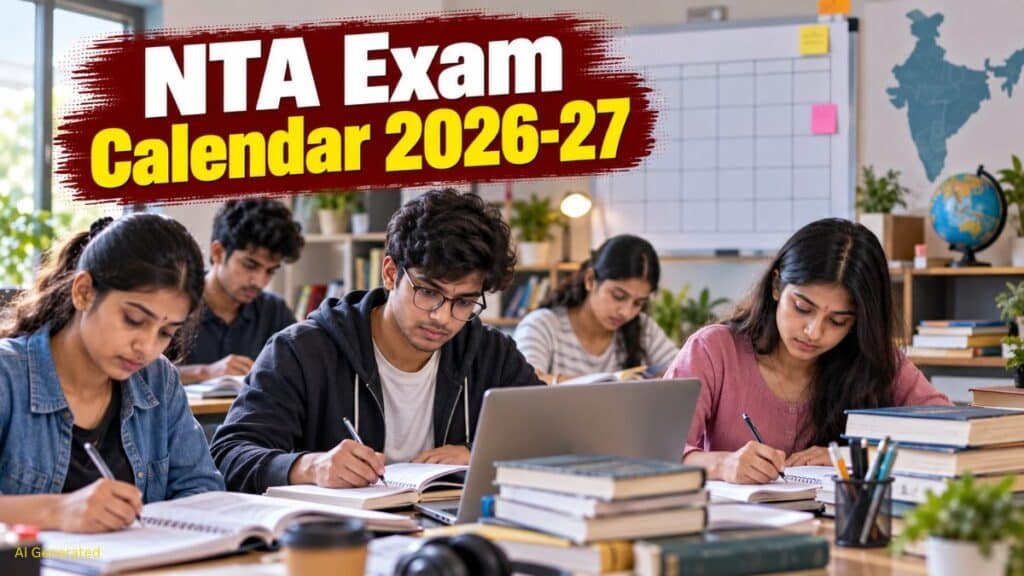 JEE Main, UGC NET, CUET PG Exam Calendar 2026-27