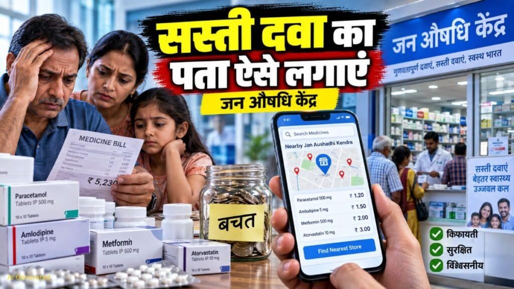 महंगी दवाइयों से परेशान हैं तो काम आएगी ये ट्रिक, घर बैठे ऐसे खोजें नजदीकी जन औषधि केंद्र Jan Aushadhi Kendra