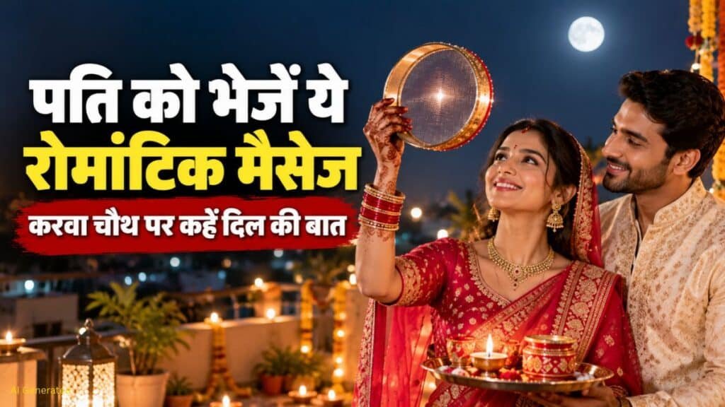 करवा चौथ पर पति को भेजें ये क्यूट और रोमांटिक WhatsApp मैसेज Karwa Chauth