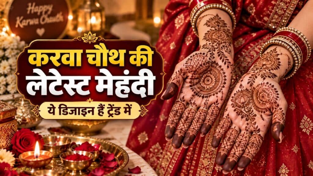 Karwa Chauth Mehndi Design