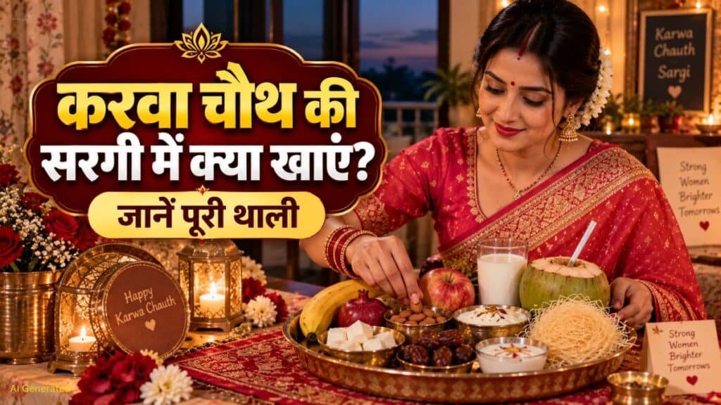 करवा चौथ की सरगी में क्या खाएं, क्या न खाएं, जानें पूरी थाली में क्या-क्या रखें Karwa Chauth Sargi
