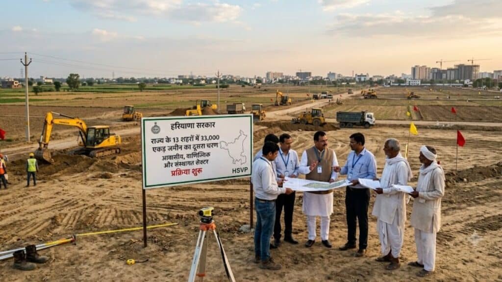 हरियाणा में गुरुग्राम-सोनीपत समेत 13 शहरों में बसेंगे नए सेक्टर, 33 हजार एकड़ जमीन खरीदेगी सरकार Land Purchase Haryana