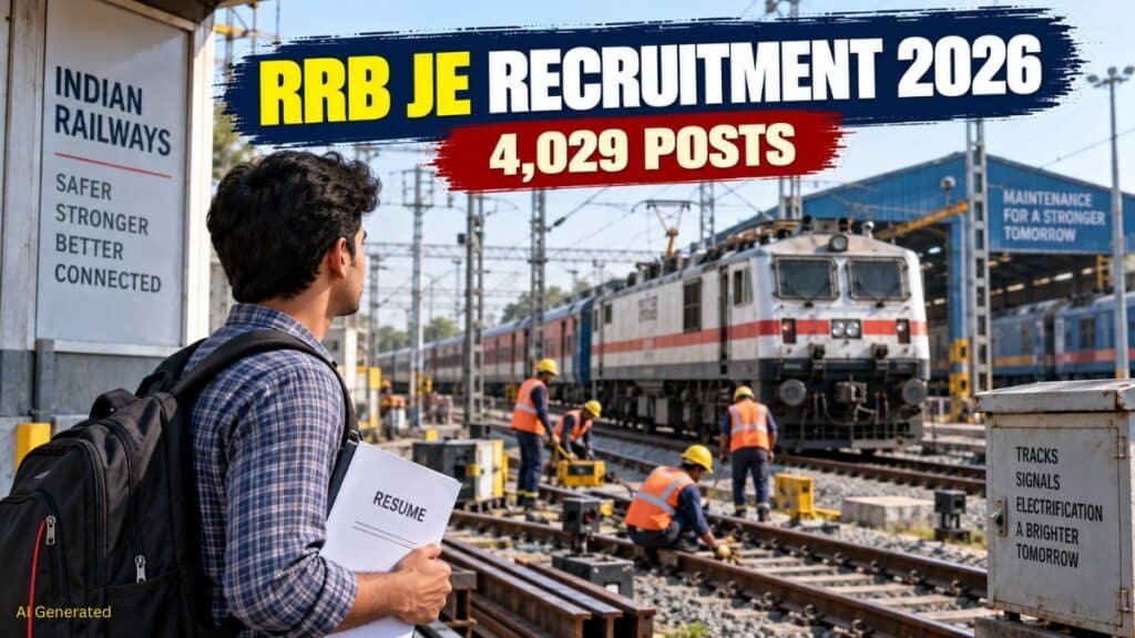 RRB JE Recruitment 2026