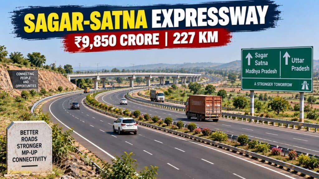 Sagar Satna Greenfield Expressway: 9850 करोड़ की परियोजना से MP-UP के 6 बड़े शहरों की कनेक्टिविटी मजबूत होने की उम्मीद SAGAR-SATNA EXPRESSWAY