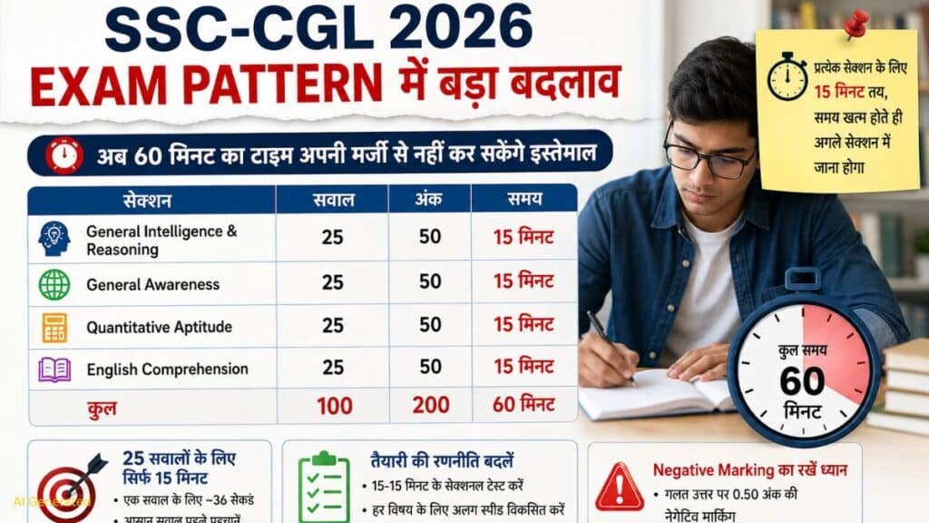 SSC-CGL Exam Pattern Change
