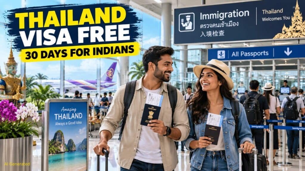 Thailand Visa Free: भारतीय पर्यटकों को 30 दिन तक बिना वीजा एंट्री, जानें जरूरी नियम Thailand Visa Free