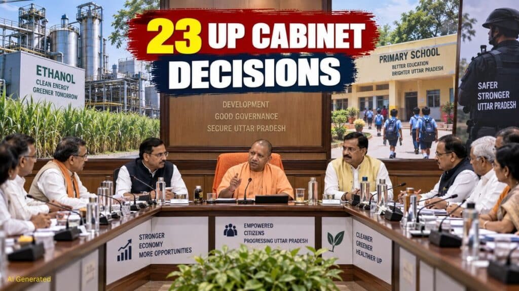यूपी में एथेनॉल प्लांट लगेगा, PRD जवानों का ड्यूटी भत्ता बढ़ेगा, योगी कैबिनेट ने 23 एजेंडों पर लगाई मुहर UP Cabinet