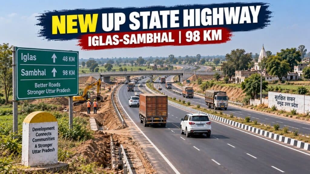 UP New Highway: इगलास-संभल SH-184 को मंजूरी, 98 KM का नया कॉरिडोर कनेक्ट करेगा कई शहर UP New Highway