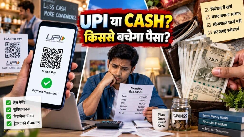 कैश जेब में रखें या UPI से करें पेमेंट? खर्च कंट्रोल करने का आसान तरीका जानें UPI या CASH किससे बचेगा पैसा
