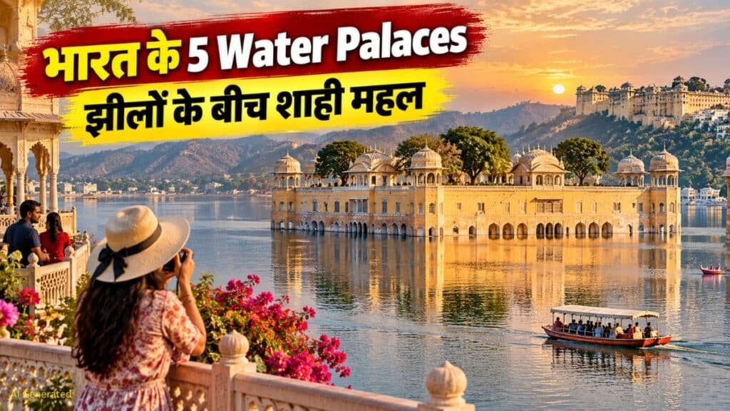 भारत के 5 खूबसूरत Water Palaces, झीलों के बीच दिखती है शाही विरासत Water Palaces in India