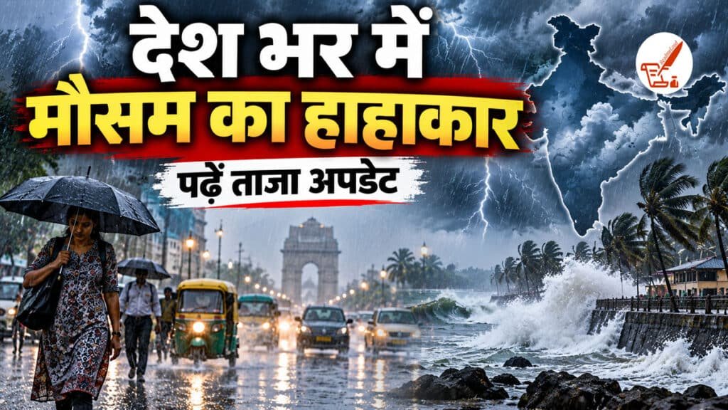 Weather Update: 15 सितंबर से देशभर में मौसम का बड़ा बदलाव! दिल्ली समेत इन राज्यों में भारी बारिश का अलर्ट Weather Update 15 September 2026