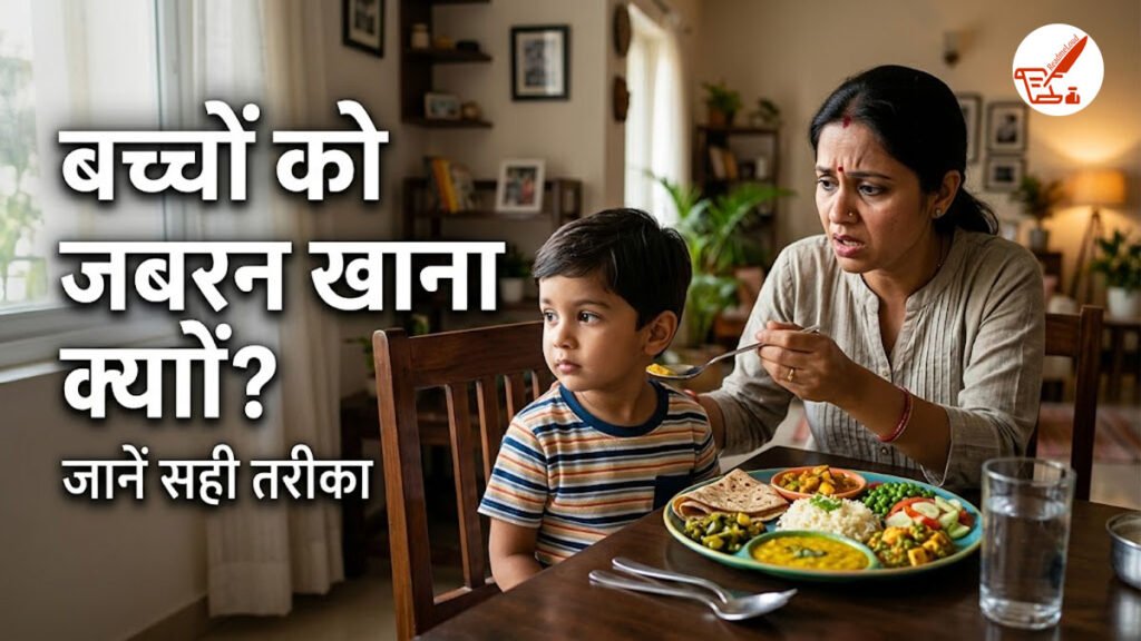 बच्चों को जबरन खाना क्यों नहीं खिलाना चाहिए? जानिए क्या हो सकता है नुकसान bachchon ko khana jabran na khilaen