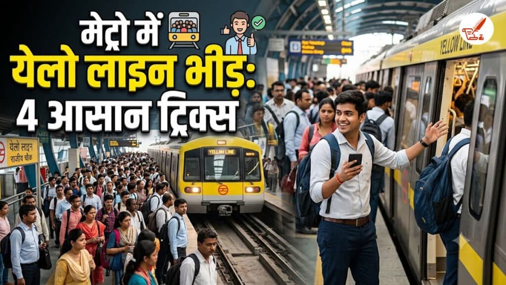 How to avoid the crowd on the Delhi Metro Yellow Line