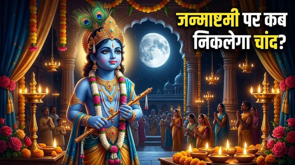 जन्माष्टमी पर कब निकलेगा आपके शहर में चांद? दिल्ली से जयपुर तक जानें चंद्रदर्शन का समय janmashtmi-2026