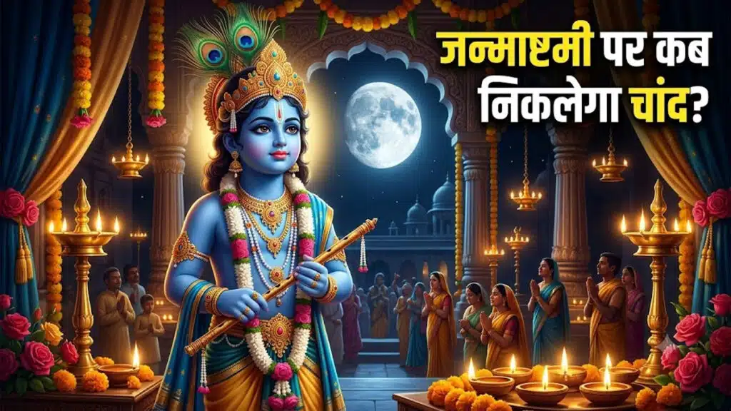 जन्माष्टमी पर कब निकलेगा आपके शहर में चांद? दिल्ली से जयपुर तक जानें चंद्रदर्शन का समय janmashtmi-2026
