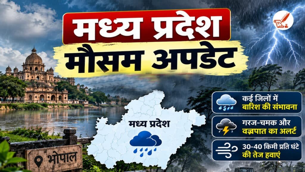 MP Mausam: मध्य प्रदेश के जबलपुर, सिवनी और बालाघाट में झमाझम बारिश आज, जानें अपने जिले का हाल MP Mausam 23 September 2026