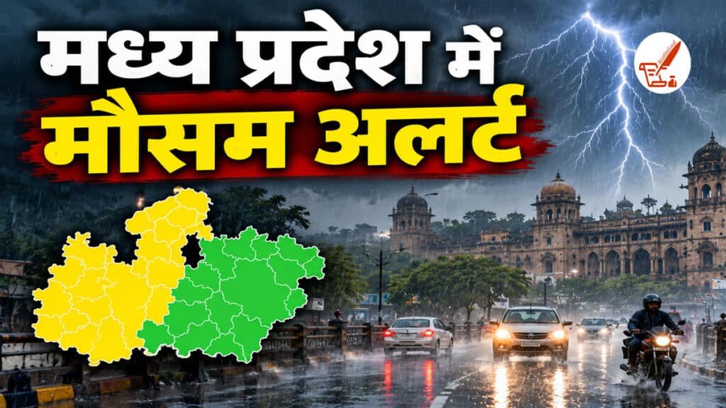 MP Weather Update: 15 सितंबर को इन 10 जिलों में भारी बारिश का अलर्ट, 40 KM की रफ्तार से चलेंगी हवाएं MP Weather Update 15 September 2026